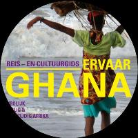 Nu verfilmd en 2e editie!
Reis- en cultuurgids over Ghana,
Vrolijk, Veilig en Veelzijdig Afrika