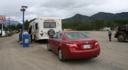 Toad River gas station, Alaska Highway